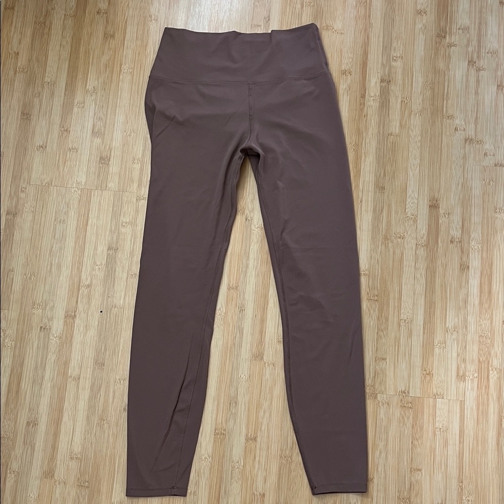 Brown High-Waisted Leggings